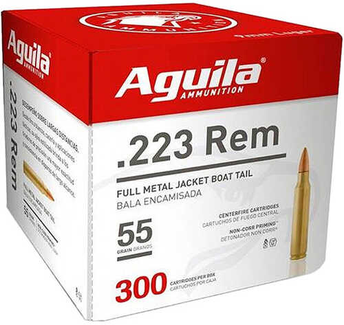 Aguila 223rem 55gr Fmj Bt Ammo 300 Round